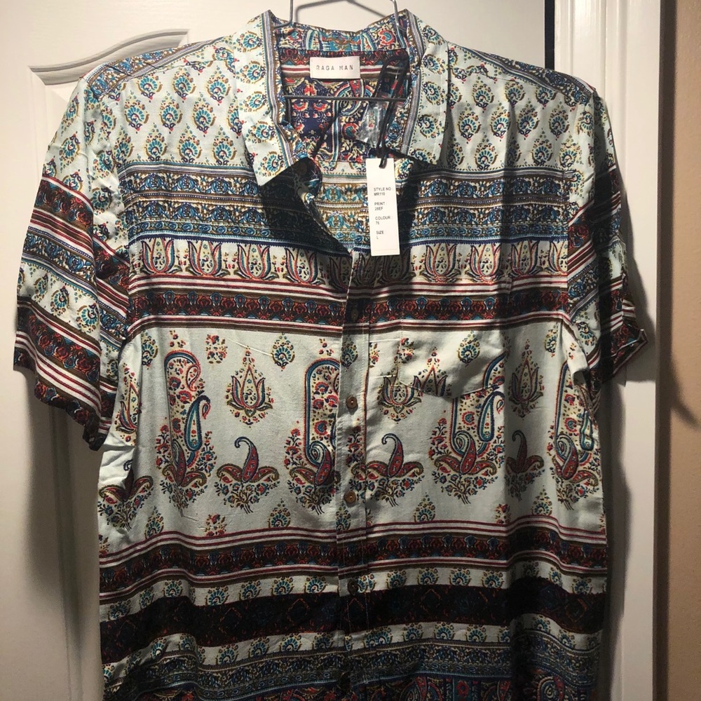 RAGA MAN Colorful Button Up